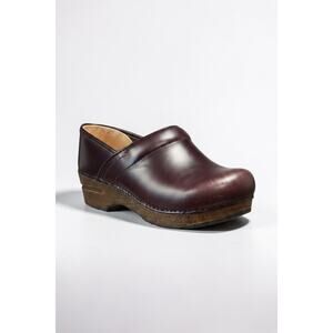 Dansko Professional Clogs Women's Cordovan Cabrio Leather Nursing Shoes